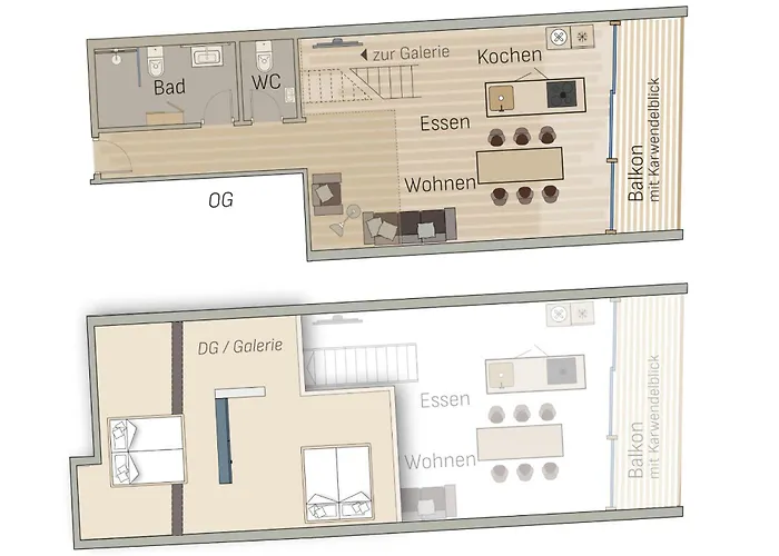 Appartement Adlerhaus, Loft Viererspitz -410-